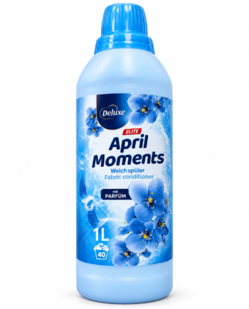 DELUXE ELITE APRIL MOMENTS KONCENTRUOTAS SKALBINIŲ MINKŠTIKLIS 1L.
