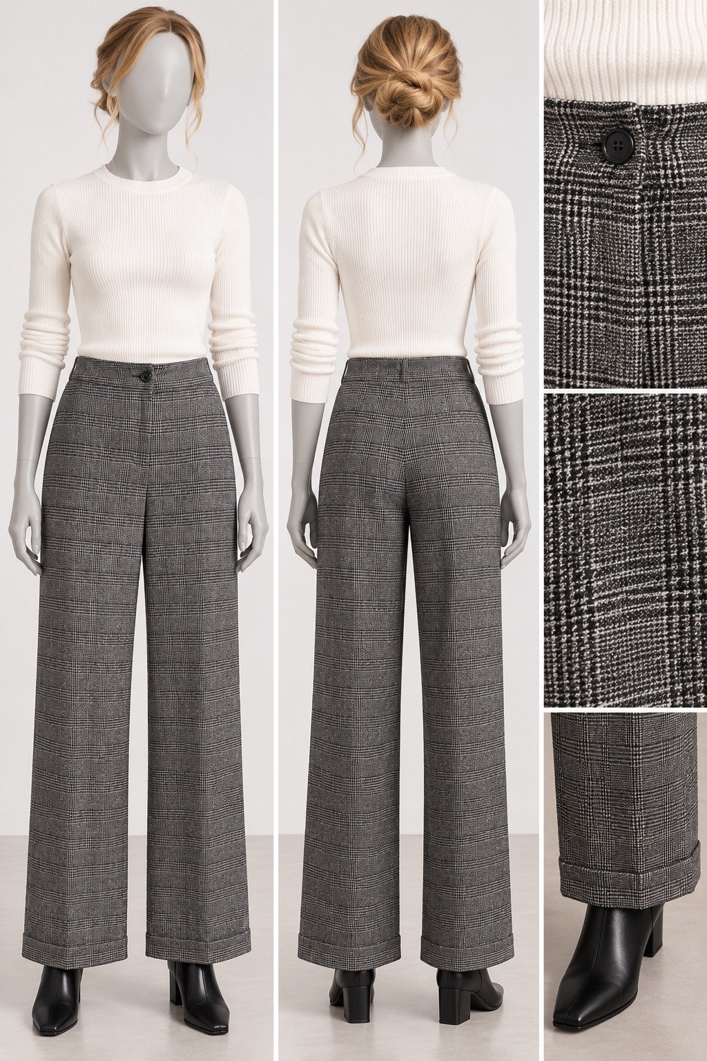 MAX & CO. MOTERIŠKOS LANGUOTOS PLAČIOS KELNĖS