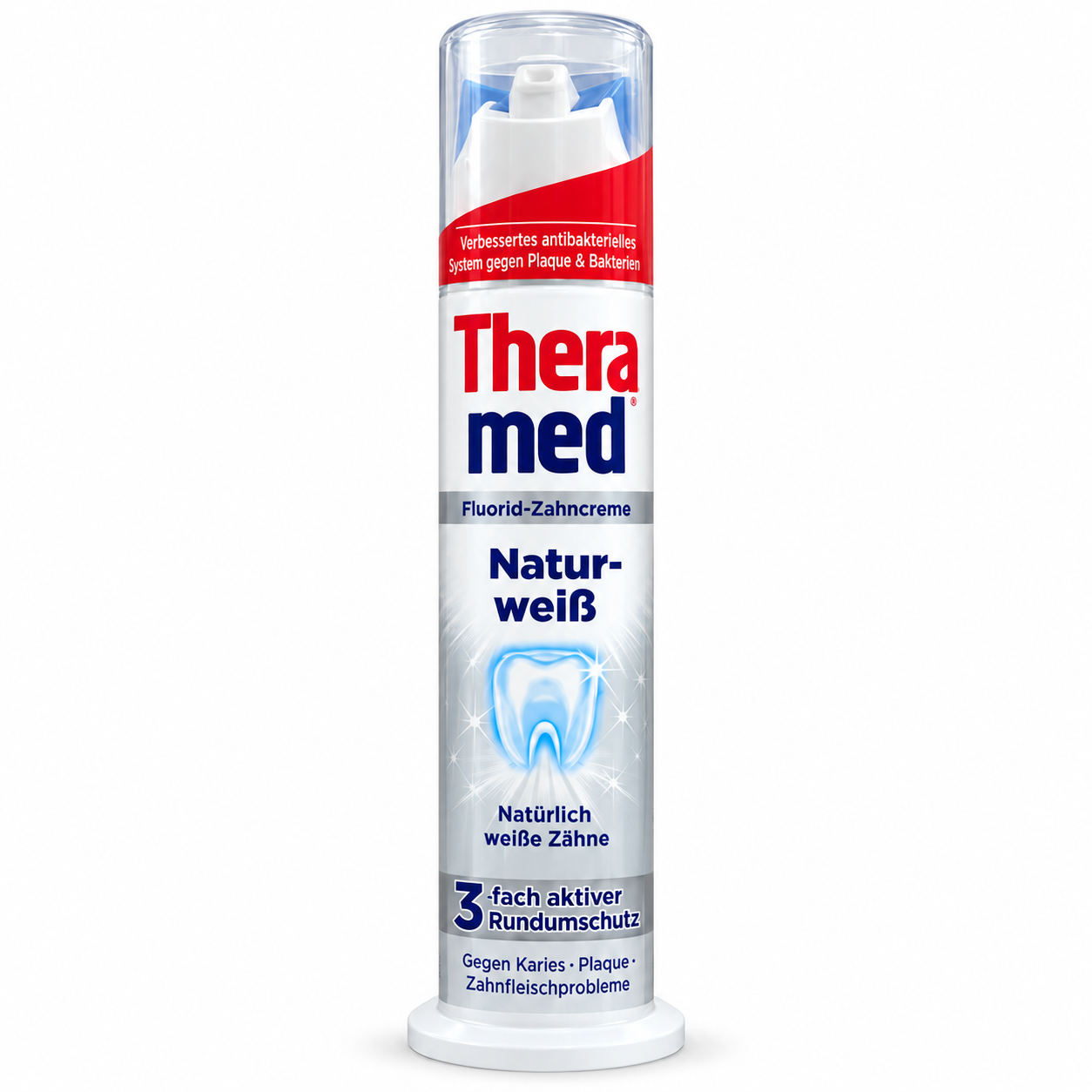 THERAMED NATURWEIS DANTŲ PASTA SU DOZATORIUMI